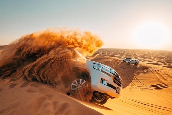 Dubai Evening Desert Safari - Sharing - Dune bashing with Navy, Naveed, or Nadeem Riaz