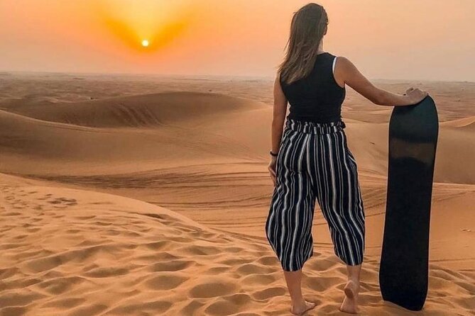 Dubai Evening Desert Safari With BBQ Dinner at Arabian Heritage - A Short Camel Ride at Sunset