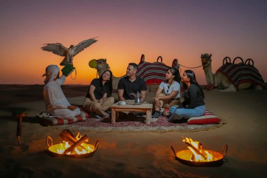 Dubai: Evening Desert Safari with Camel Ride & Stargazing - The 45 minute ride out from Dubai