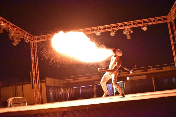 Dubai Evening Desert Safari With Transfers Dune Bashing & Dinner - Camel ride, falconry, henna, and Arabic dress
