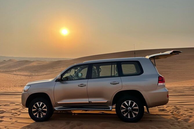 Dubai Evening Desert Safari With Transfers Dune Bashing & Dinner - BBQ dinner under the stars