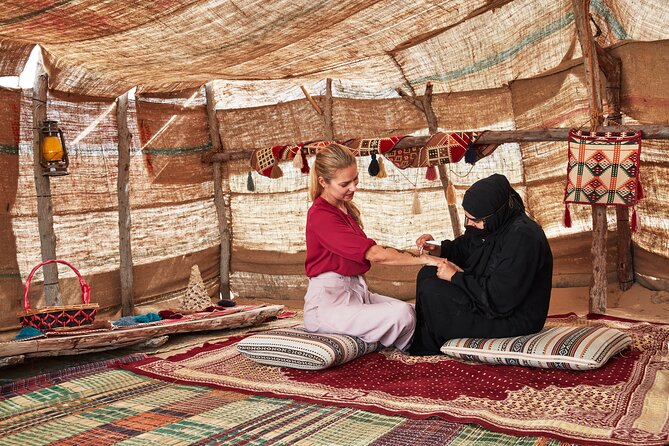 Dubai Evening Heritage Safari by Vintage G Class Al Marmoom Oasis - Camel caravan, gahwa, and the Bedouin village