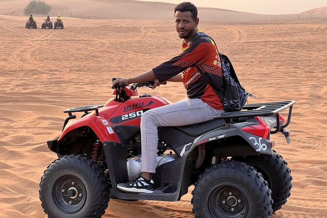 Dubai Evening Red Dune Safari With 30 Mins ATV, BBQ, Live Shows - Camp seating, dinner, and the evening shows
