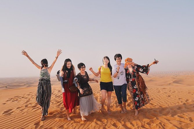 Dubai Evening4x4 Only Dune Drive Desert Safari Camel Ride - Sandboarding after the main ride