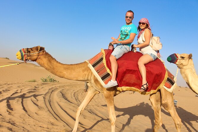 Dubai Evening4x4Desert Safari BBQ Dinner,4 Live Shows,Camel Ride - BBQ dinner beneath the evening sky