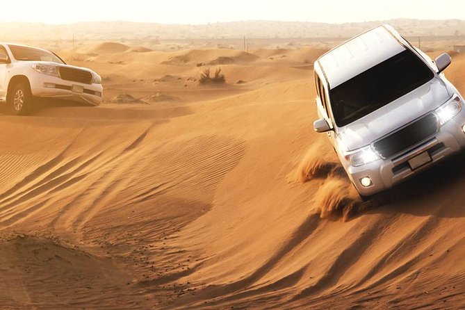 Dubai Evening4x4Desert Safari,BBQ Dinner,4 LiveShows,Camelride - From Dubai hotel to open desert