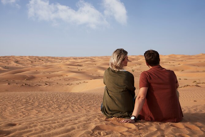 Dubai Exclusive Desert Safari - Sandboarding and the sunset photo stop