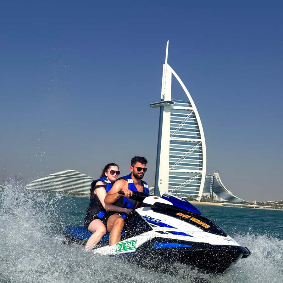 Dubai: Experience Jet Ski to Burj Al Arab +PICTURES & VIDEOS - Yamaha power with a guide nearby