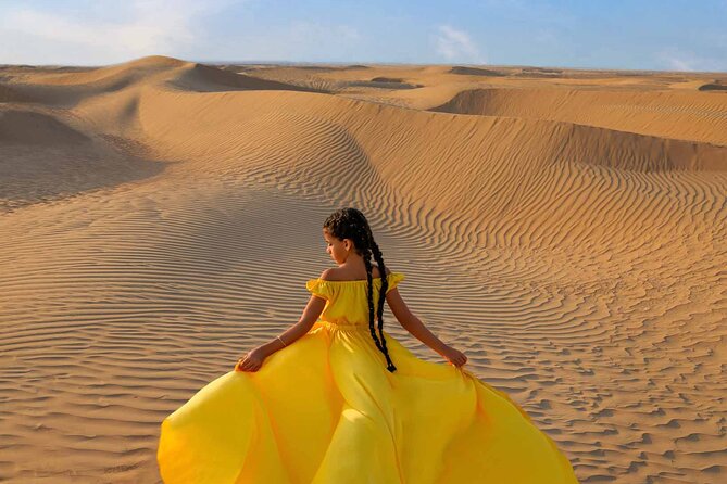 Dubai Flying Dress Private Photoshoot in the Desert - What the price includes, and who gets value