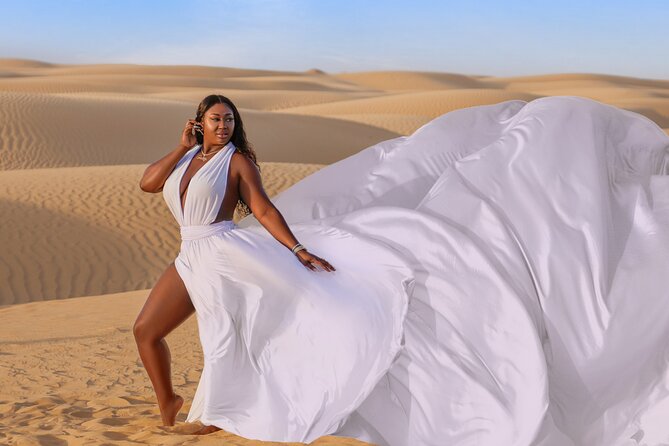 Dubai Flying Dress Private Photoshoot in the Desert - Practical details that affect your day