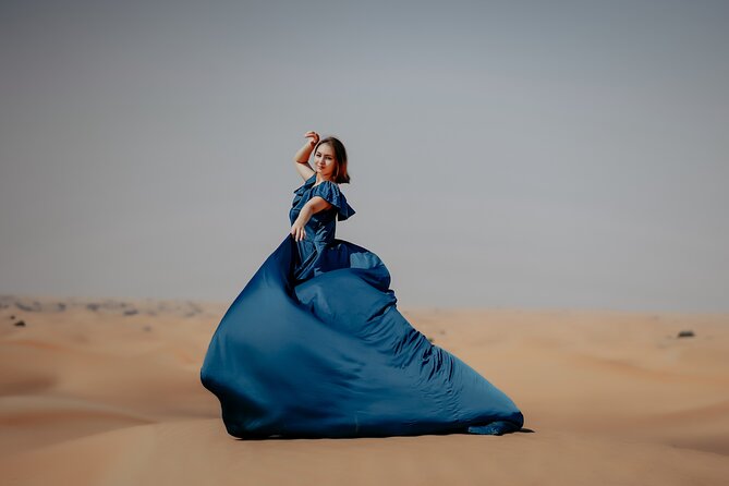 Dubai: Flying Dress with Photography and Exciting Dune Activities - Timing, heat, and physical demands