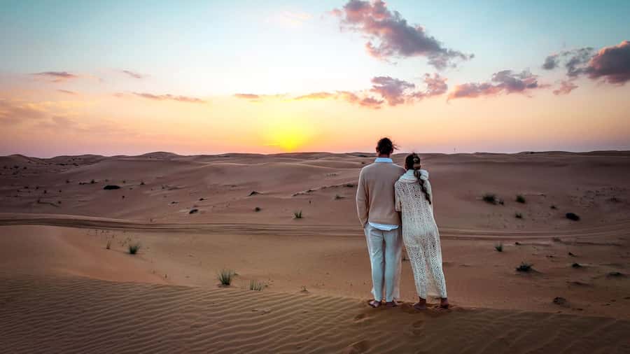 Dubai Fort Lisaili Desert: Quad, Buggy Ride & Free Souvenir - The Fort Lisaili setting and the ride out from Dubai