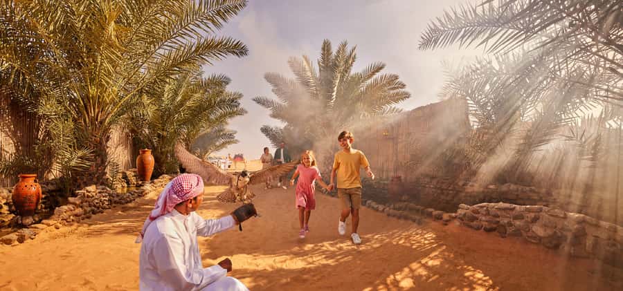 Dubai Fort Lisaili Desert: Quad, Buggy Ride & Free Souvenir - Camel ride, henna, and archery