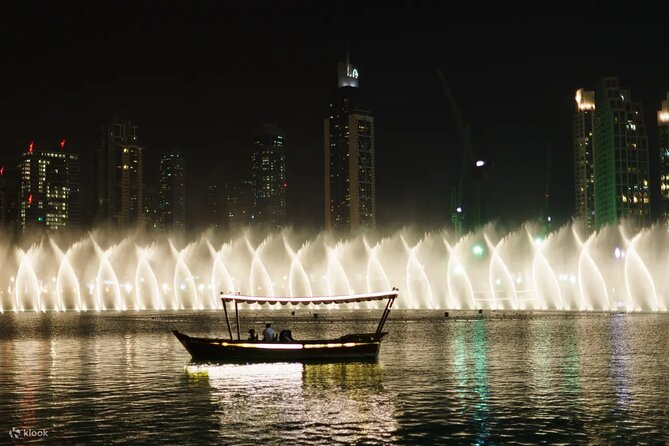Dubai Fountain Show Boat Lake Ride Ticket - Why the lake view changes the fountain show