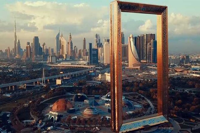 Dubai Frame Admission Ticket - Arriving at Zabeel Park