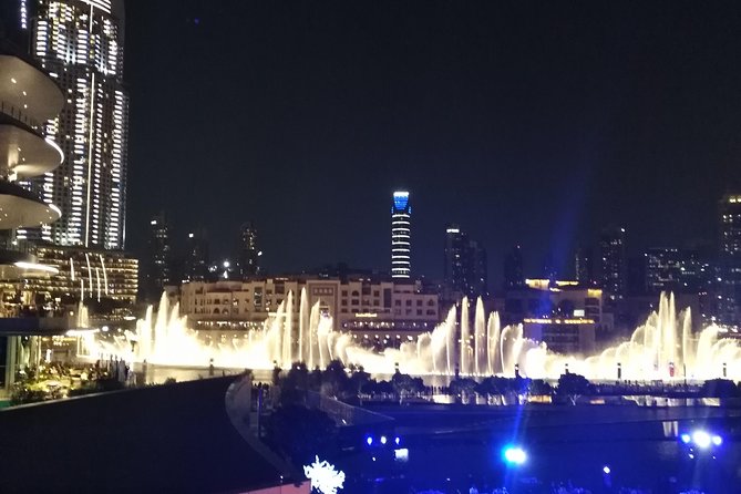 Dubai Full-Day Tour with Dinner and Burj Khalifa Entry Ticket - Dinner at Armani Mediterraneo beside the Fountain Show