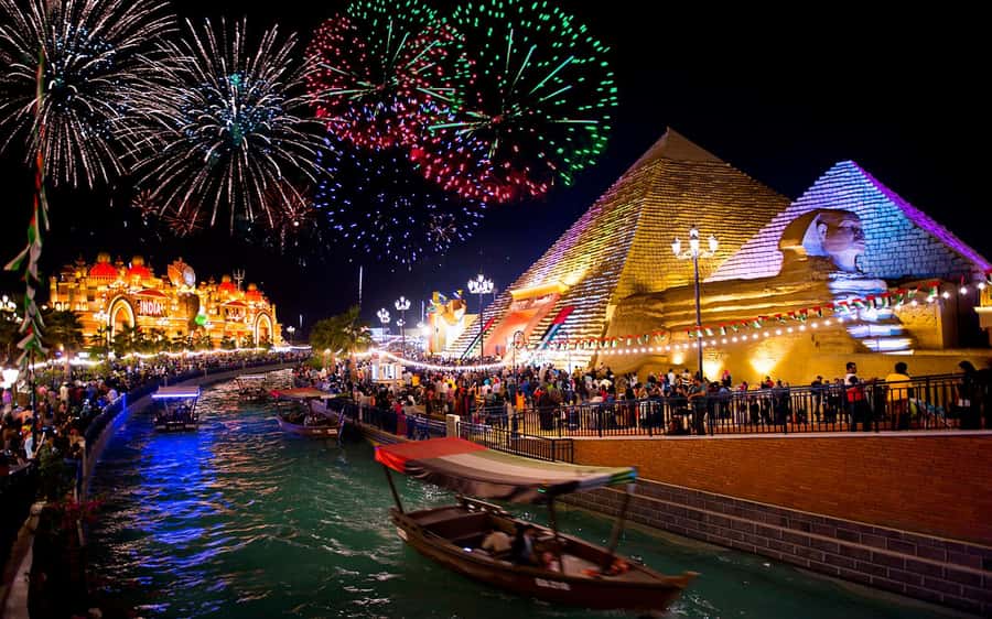 Dubai: Global Village Entry Ticket with Hotel Transfers - Rides, games, and the fairground area
