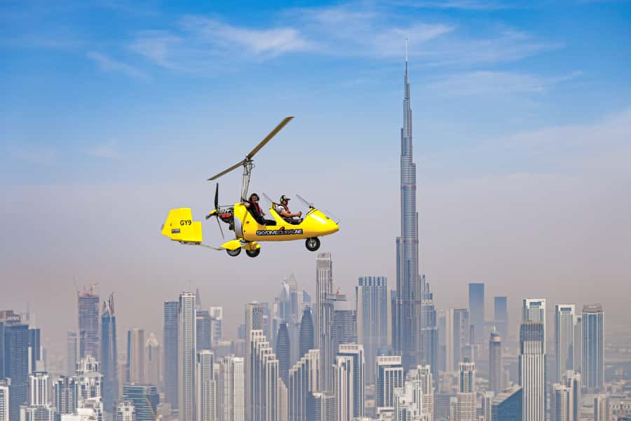 Dubai: Gyrocopter Introductory Flight - What this gyrocopter flight feels like