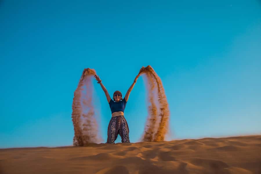 Dubai: Half-Day Desert Safari, Camel Ride, ATV & Dune Buggy - Dune bashing with a professional 4WD driver
