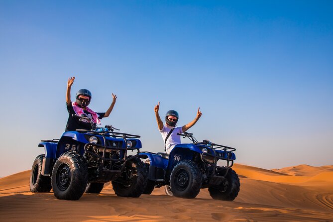 Dubai: Half-Day Desert Safari, Camels, Quad Bike & Refreshments - Quad biking is fun, but check the package carefully