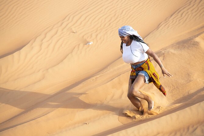 Dubai Half-day Red Dunes bashing with Sandboarding, Camel &Falcon - Lahbab’s red dunes and the main ride