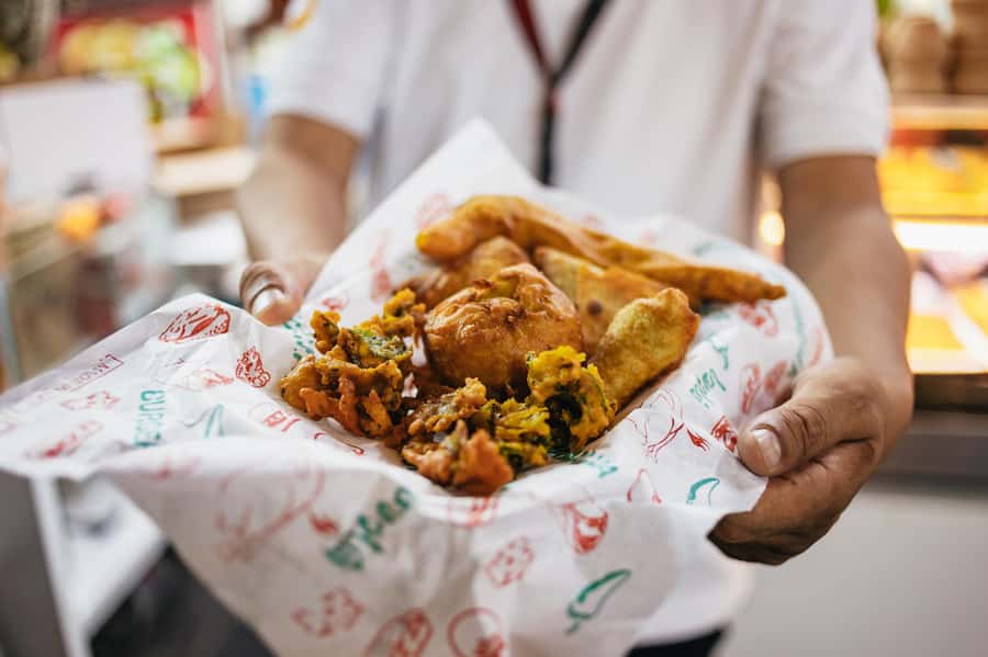 Dubai: Half-Day Street Food Tour - First stop: Indian snacks beside the markets
