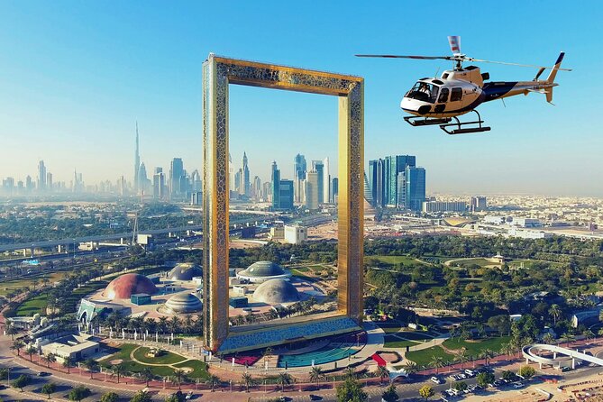 Dubai Helicopter Experience with Sightseeing Options - The opening view: Burj Al Arab and Jumeirah Beach