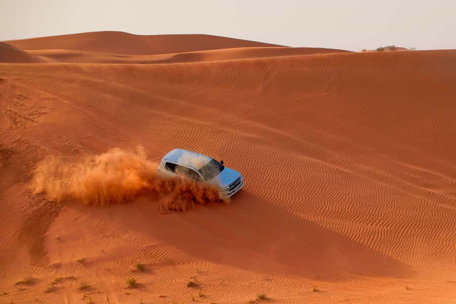 Dubai: Helicopter Ride, Desert Safari, Camels & Refreshments - Key points at a glance