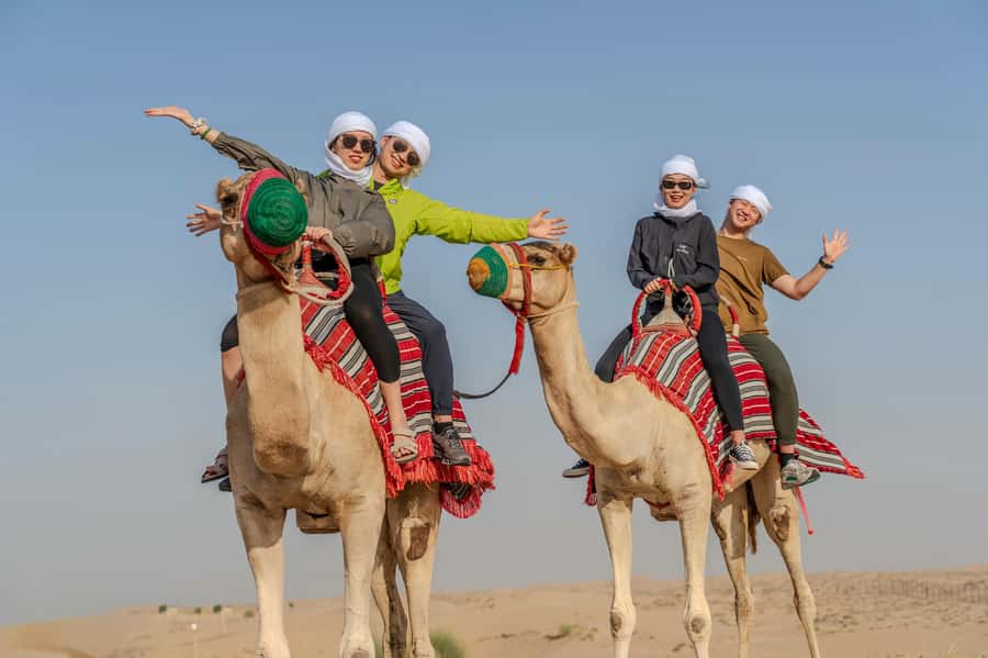 Dubai: Heritage Safari, Camel Ride & Al Marmoom Oasis Dinner - Inside the Bedouin village and oasis camp