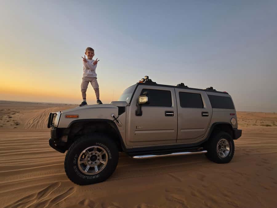 Dubai Hummer Safari Adventure & Traditional Dress Photoshoot - The premium camp, dinner, and evening shows