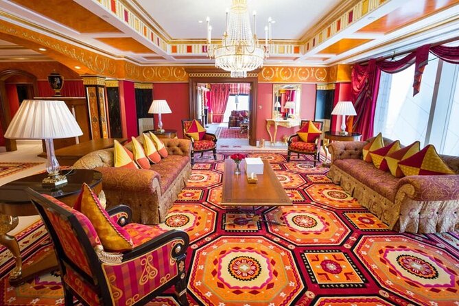 Dubai Inside Burj Al Arab Tour Including Food and Transfer Option - Inside the soaring atrium