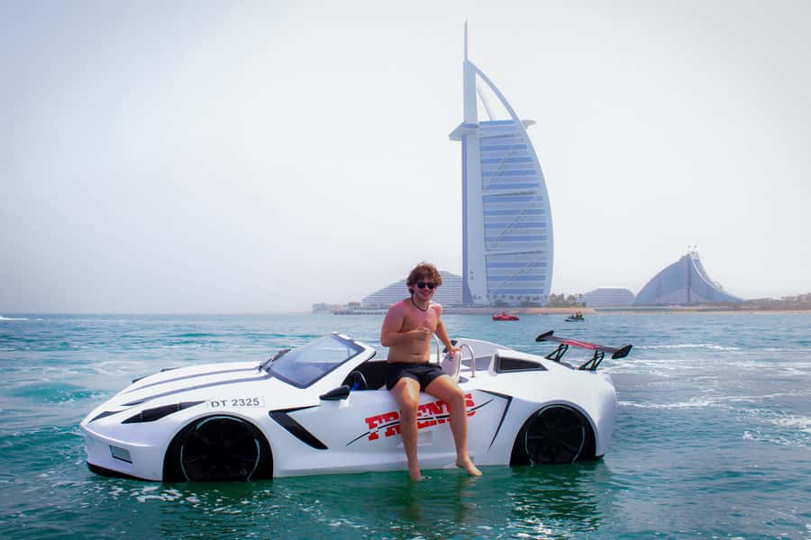 Dubai: Jet Car to Burj Al Arab with Breakfast and Soft drink - Starting at Fishing Harbor in Umm Suqeim