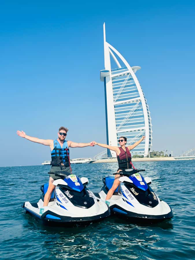 Dubai: Jet Ski 30Min & 30Min Jet Car Burj Al Arab Adventure - From Umm Suqeim to the Burj Al Arab