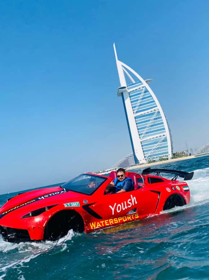 Dubai: Jet Ski 30Min & 30Min Jet Car Burj Al Arab Adventure - Switching from a jet ski to a two-seat jet car