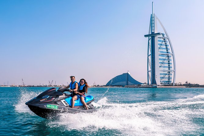 Dubai: Jet ski Adventure Rides Burj Al Arab, Burj Khalifa & Atlantis - What the Yamaha WaveRunner feels like
