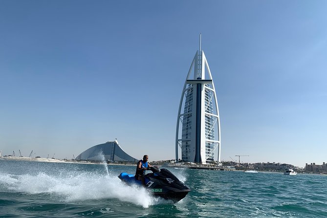 Dubai: Jet ski Adventure Rides Burj Al Arab, Burj Khalifa & Atlantis - Price, comfort, and what you receive