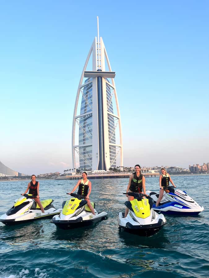 Dubai: Jet Ski to Burj Al Arab included Photos and Videos - Sharing one jet ski between two people