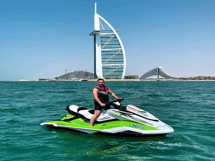 Dubai: Jet Ski to Burj Al Arab included Photos and Videos - Riding toward Burj Al Arab