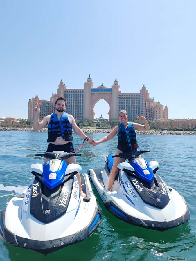 Dubai: Jet Ski Tour of Burj Al Arab & Atlantis the Palm - Atlantis The Palm: the tour’s main photo break