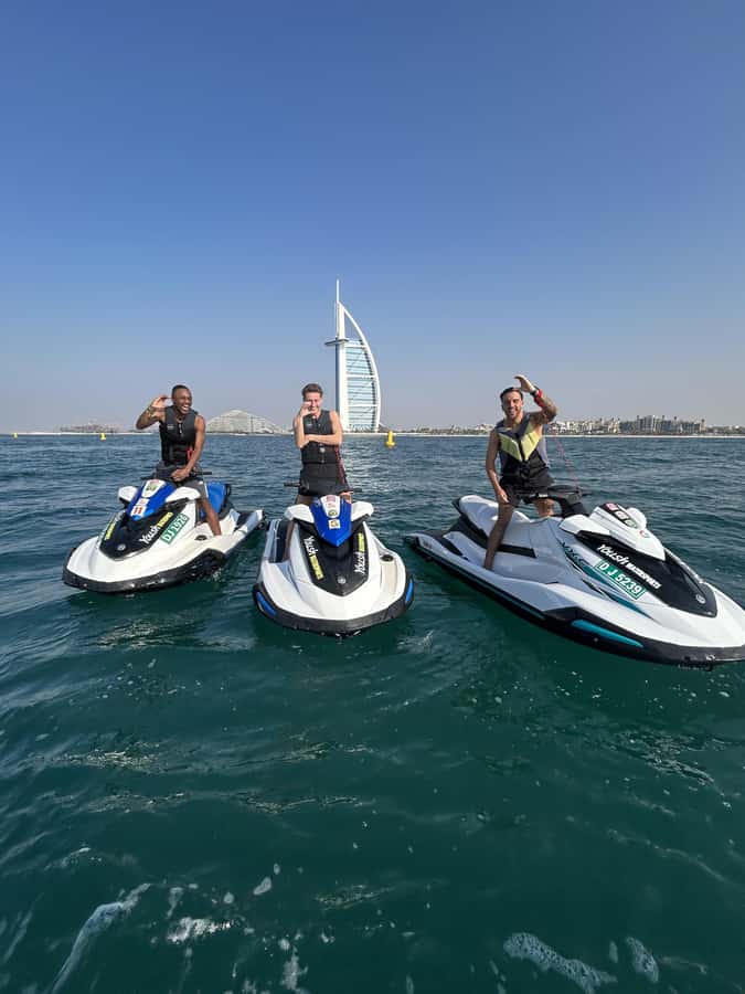 Dubai: Jet Ski Tour of Burj Al Arab with Photos - Finding Yoush Watersports at Fisherman Harbor