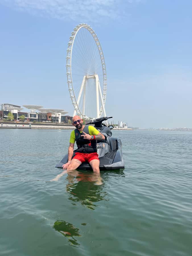 Dubai: Jet Ski Tour To Dubai marina, JBR - The ride begins near Burj Al Arab