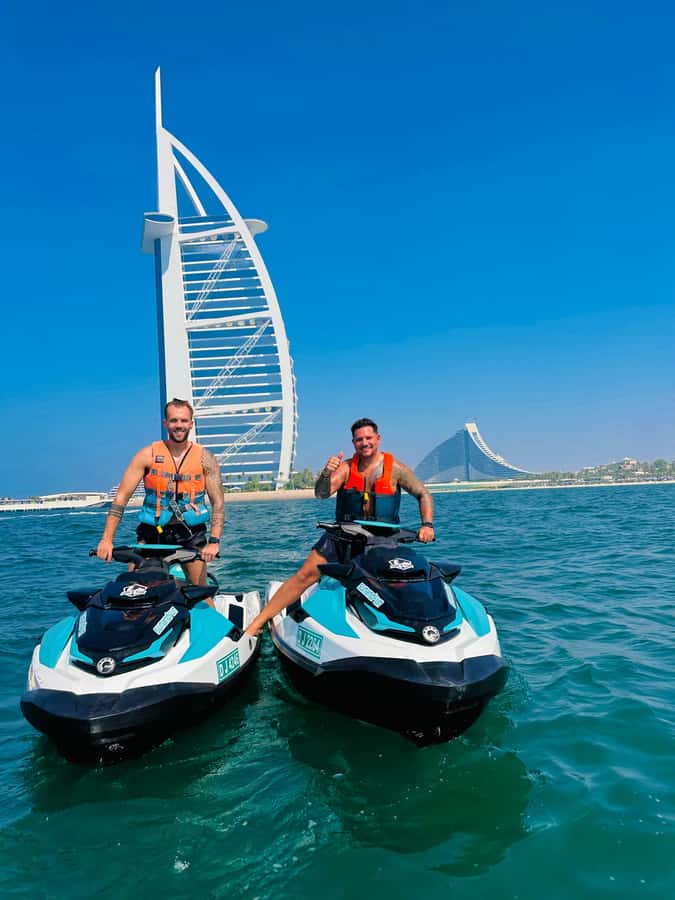 Dubai jet ski: visit the Burj al Arab and Atlantis with photos and videos - What the jet ski ride feels like