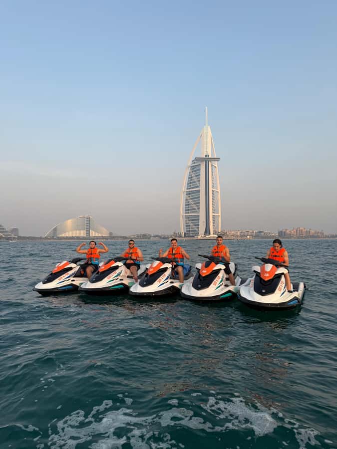 Dubai jet ski: visit the Burj al Arab and Atlantis with photos and videos - Choosing between 30, 45, and 60 minutes