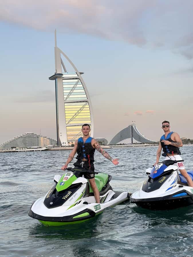 Dubai: Jetski Adventure w/ Burj Khalifa & Burj Al Arab Views - Burj Al Arab: the best photo stop