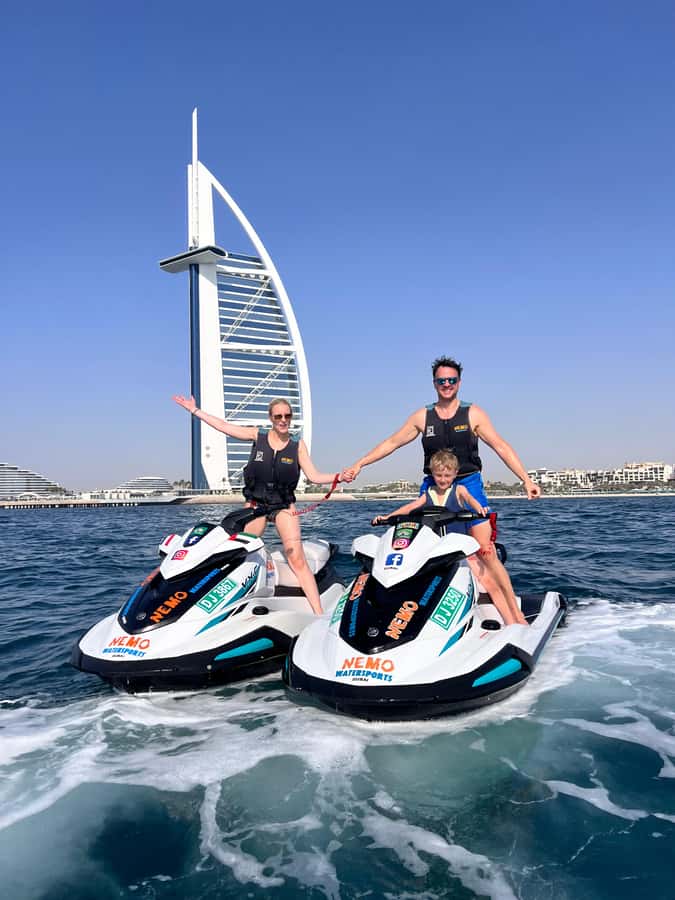 Dubai: Jetski to Burj Arab-Atlantis w Pic, Video & Icecream - A short return through Umm Suqeim