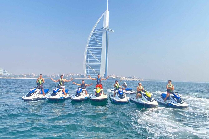 Dubai Jetski Tour of Burj al Arab and Burj Khalifa 45Min. - Riding toward Burj Al Arab