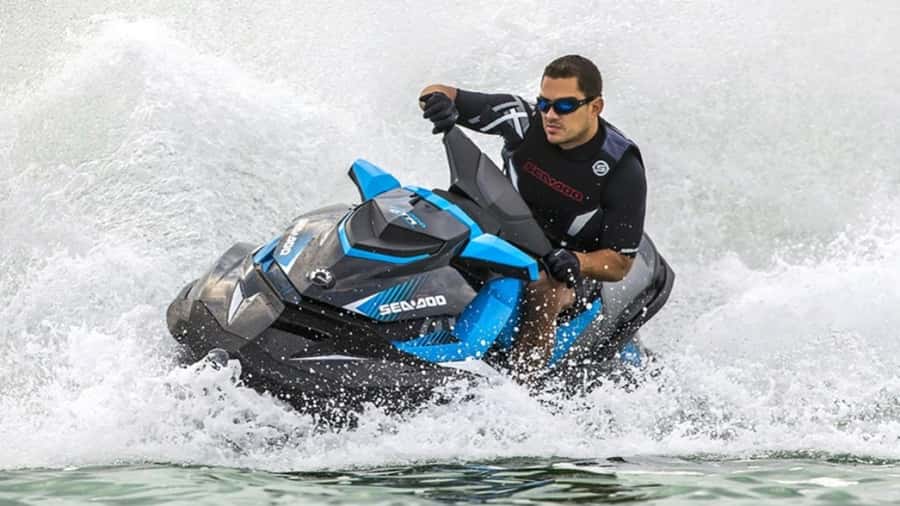 Dubai: Jumeirah Beach Jet Ski Rental for up to 2 People - Riding beside Ain Dubai and the JBR skyline