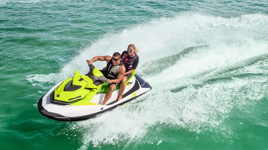 Dubai: Jumeirah Beach Jet Ski Rental for up to 2 People - The briefing, safety gear, and first launch