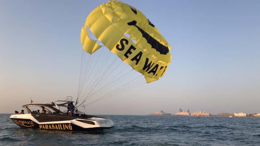 Dubai Jumeirah Parasailing adventure with breathtaking views - A bird’s-eye view of Dubai’s postcard coast
