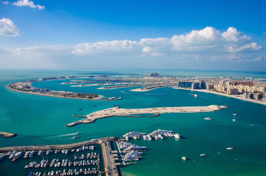 Dubai Jumeirah Parasailing adventure with breathtaking views - Arriving at Dubai Harbour Yacht Club